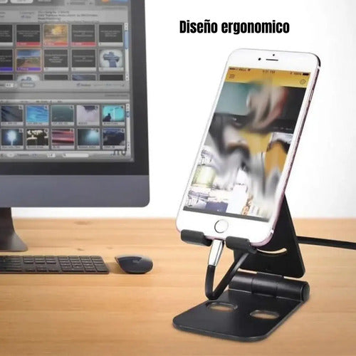 Soporte Para Celular O Tablet De Escritorio Mesa Regulable