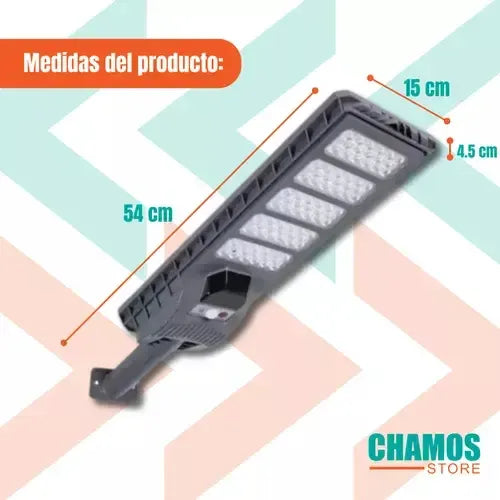 Pack X2 Foco Solar 500w Recargable Ip65 Sensor Movimiento Negro Blanco Neutro