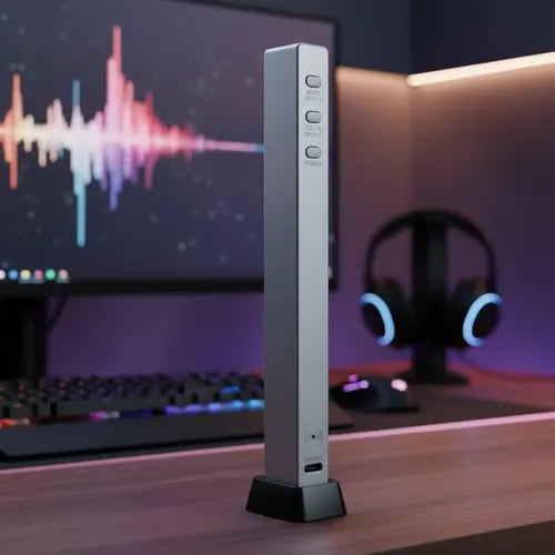 Barra De Luz Led Control De Sonido Al Ritmo Música Rgb