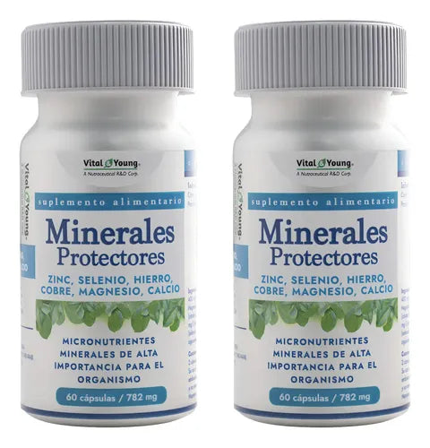 Minerales Protecto Zinc Selenio Hierro Cobre Magnesio Calcio Sin Sabor