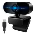 Webcam Full Hd 1080p Camara Web Con Microfono Incorporado Negro