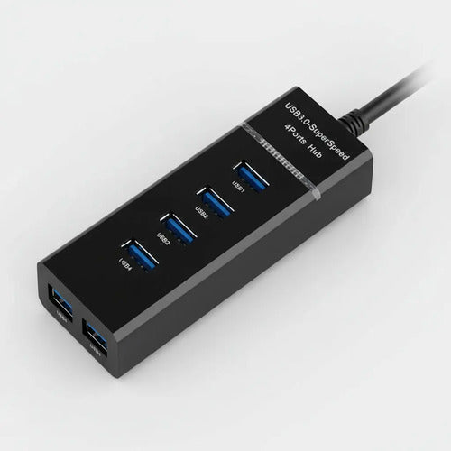 Hub Usb 3.0 4 Puertos 5 Gbps Superspeed Led Indicadores Rohs
