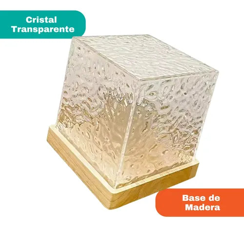 Lampara Aurora Boreal Lampara De Agua Celestial 16 Colores Caqui Transparente