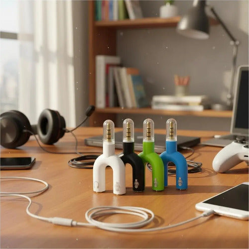 Splitter Audifono Microfono Adaptador Para Ps4 Jack 3.5 Mm