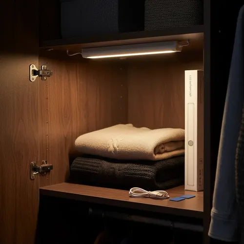 Barra Luz Led Con Sensor Movimiento 15cm Intelligent Light Amarillo