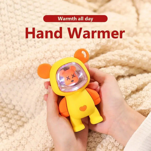 Mini Calentador De Manos Portátil Recargable Oso Invierno