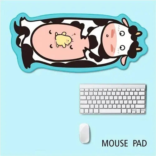 Mouse Pad Gamer Diseño Kawaii Borde Cosido Antideslizante