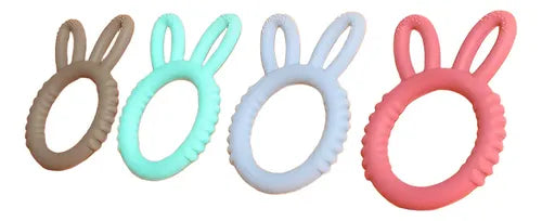 Mordedor De Silicona Bebes Suave Seguro Alivio Dentición Variado Pulsera Mordedor Orejas