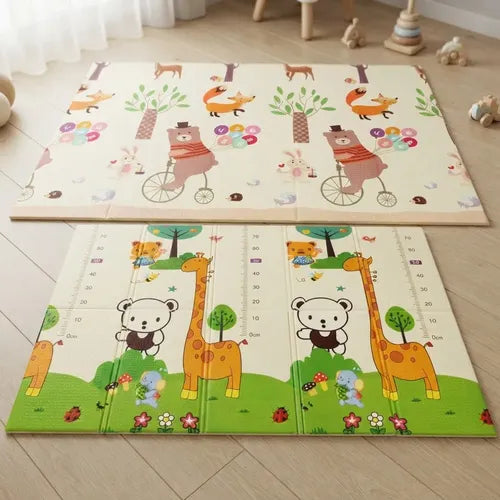 Alfombra Anti Golpes Tapete Bebe Plegable Reversible Juego