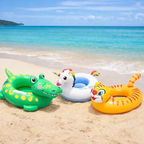 Pack X3 Flotador Niño Piscina Playa Colores Diseño Animal Variado