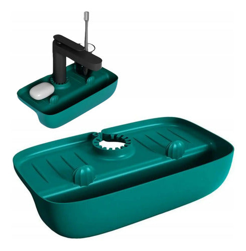Organizador Escurridor Multiusos Esponja Soporte Utensilios.