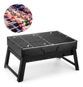 Parrilla Parrillera Plegable Portátil Acero Terraza Camping Parrilla Desmontable Churrasquera Portátil Parrilla Para Picnic Cocina Al Aire Libre Parrilla Patas Retráctiles Parrilla Maletín