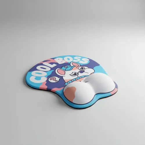 Mouse Pad Gel Apoya Muñeca Antideslizante Con Diseño