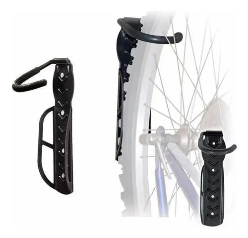 Soporte Vertical Gancho Para Bicicleta Soporte Colgador Negro