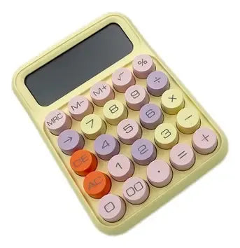 Calculadora Científica Inteligente 240 Funcional 12 Digitos Amarillo