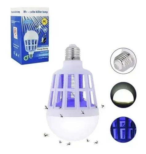 Ampolleta Mata Mosquitos Y Polillas: Repelente Eléctrico Uv Para Interiores E27, Sin Químicos