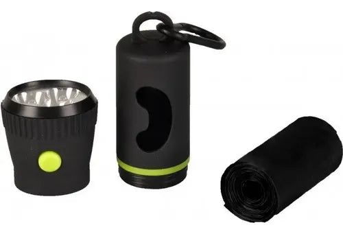 Dispensador De Bolsas Para Perro Con Linterna Incluye Bolsa