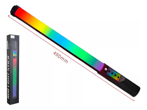 Barra Led Rgb De 50 Cm Iluminación De Estudio Fotográfico