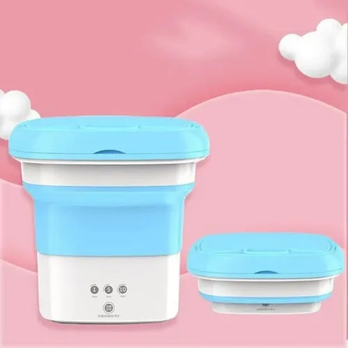 Mini Lavadora Portatil Plegable Personal Ligera Automática