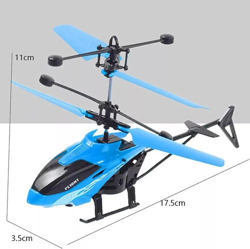 Pack 3 Helicópteros Juguete Volador Con Sensor Infrarrojo Surtido