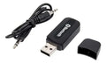 Receptor De Audio Bluetooth Usb Para Auto Radios Y Equipo Negro