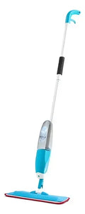 Trapero Microfibra Mopa Spray Rociador Paño Limpieza Piso Azul