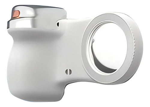 Soporte Magnético Cámara Teléfono Grip Giratorio Fotografía Blanco