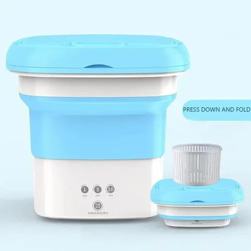 Mini Lavadora Portatil Plegable Personal Ligera Automática