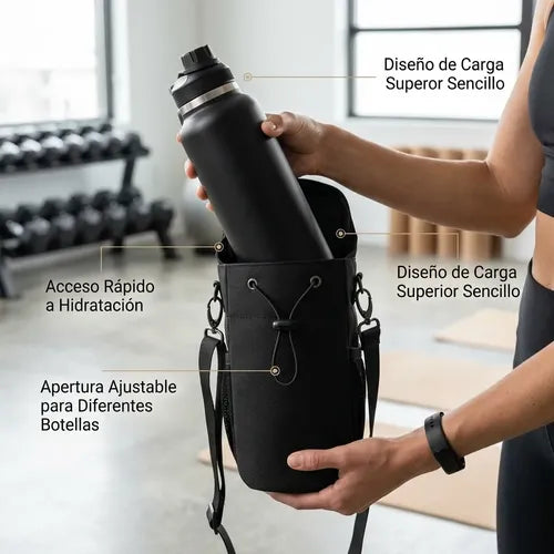 Bolso Gimnasio Magnetico Imantado Deportivo Resistente 5kg Negro Lisa