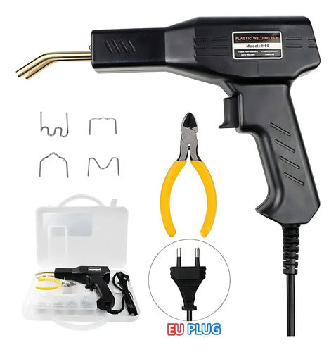 Máquina De Soldar Grapadora De Plástico Caliente 50w. Color Rojo