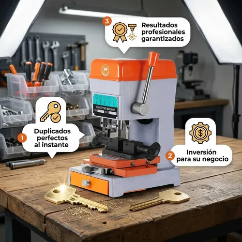 Maquina Copiadora De Llaves Duplica Llaves Multipunto Manual