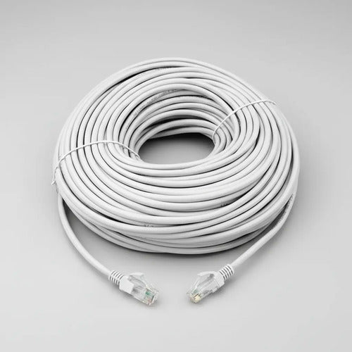 Cable De Red 40 Metros Cat6 Rj45 4par Interior Armado 24awg