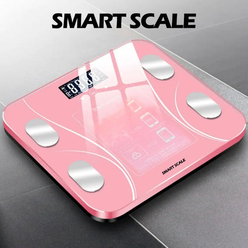 Balanza Baño Digital Inteligente Bluetooth Peso Grasa Imc