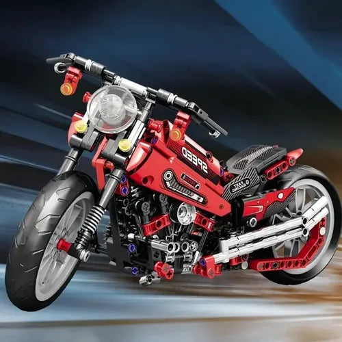 Motocicleta Armable Juguete Armable Kit Bloques Construcción