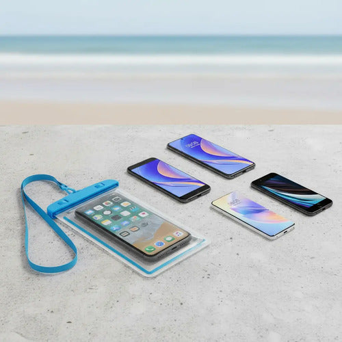 Pack X4 Funda Protectora Celular Impermeable Sumergible Variado Lisa
