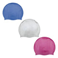 Pack X3 Gorro Natación Silicona Para Adultos Color Sólido Variado Lisa Talla Unica