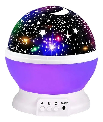 Proyector Espanta Cuco Lámpara Luz Led Cielo Estrella Niños