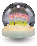 Lámpara Led Decorativa Tulipán Mesa De Noche Espanta Cuco