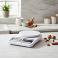 Balanza Pesa Digital De Cocina Gramera 10kg Blanco 10 Kg