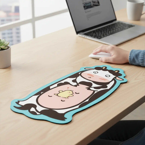 Mouse Pad Gamer Diseño Kawaii Borde Cosido Antideslizante